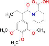 (S)-1-((S)-2-(3,4,5-Trimethoxyphenyl)butanoyl)piperidine-2-carboxylic acid
