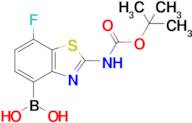 (2-((tert-Butoxycarbonyl)amino)-7-fluorobenzo[d]thiazol-4-yl)boronic acid