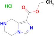 Ethyl 5,6,7,8-tetrahydroimidazo[1,5-a]pyrazine-1-carboxylate hydrochloride