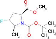 1-(tert-Butyl) 2-methyl (2S,4R,5S)-4-fluoro-5-methylpyrrolidine-1,2-dicarboxylate