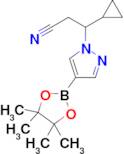 3-Cyclopropyl-3-(4-(4,4,5,5-tetramethyl-1,3,2-dioxaborolan-2-yl)-1H-pyrazol-1-yl)propanenitrile