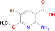 2-Amino-5-bromo-6-methoxynicotinic acid