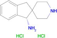 (S)-1,3-Dihydrospiro[indene-2,4'-piperidin]-1-amine dihydrochloride