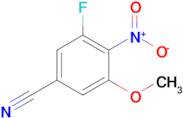 3-Fluoro-5-methoxy-4-nitrobenzonitrile