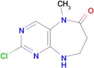 2-Chloro-5-methyl-5,7,8,9-tetrahydro-6H-pyrimido[4,5-b][1,4]diazepin-6-one