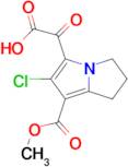 2-(6-Chloro-7-(methoxycarbonyl)-2,3-dihydro-1H-pyrrolizin-5-yl)-2-oxoacetic acid