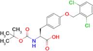 (S)-2-((tert-Butoxycarbonyl)amino)-3-(4-((2,6-dichlorobenzyl)oxy)phenyl)propanoic acid