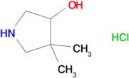 4,4-Dimethylpyrrolidin-3-ol hydrochloride