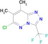 6-Chloro-7,8-dimethyl-3-(trifluoromethyl)-[1,2,4]triazolo[4,3-b]pyridazine