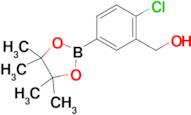 (2-Chloro-5-(4,4,5,5-tetramethyl-1,3,2-dioxaborolan-2-yl)phenyl)methanol