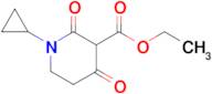 Ethyl 1-cyclopropyl-2,4-dioxopiperidine-3-carboxylate