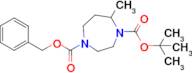 1-Benzyl 4-(tert-butyl) 5-methyl-1,4-diazepane-1,4-dicarboxylate