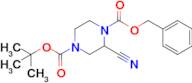 1-Benzyl 4-(tert-butyl) 2-cyanopiperazine-1,4-dicarboxylate