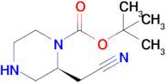 tert-Butyl (S)-2-(cyanomethyl)piperazine-1-carboxylate