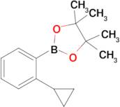 2-(2-Cyclopropylphenyl)-4,4,5,5-tetramethyl-1,3,2-dioxaborolane