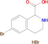 6-Bromo-1,2,3,4-tetrahydroisoquinoline-1-carboxylic acid hydrobromide