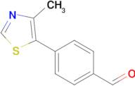 4-(4-Methylthiazol-5-yl)benzaldehyde