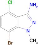 7-Bromo-4-chloro-1-methyl-1H-indazol-3-amine