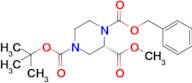 1-Benzyl 4-(tert-butyl) 2-methyl (S)-piperazine-1,2,4-tricarboxylate
