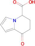 8-Oxo-5,6,7,8-tetrahydroindolizine-5-carboxylic acid