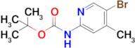 tert-Butyl (5-bromo-4-methylpyridin-2-yl)carbamate