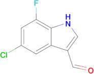 5-Chloro-7-fluoro-1H-indole-3-carbaldehyde