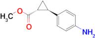 Methyl (1R,2R)-2-(4-aminophenyl)cyclopropane-1-carboxylate