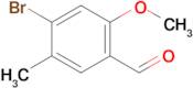 4-Bromo-2-methoxy-5-methylbenzaldehyde