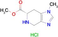 Methyl (S)-1-methyl-4,5,6,7-tetrahydro-1H-imidazo[4,5-c]pyridine-6-carboxylate hydrochloride