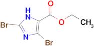 ethyl 2,4-dibromo-1H-imidazole-5-carboxylate