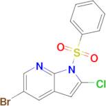 5-Bromo-2-chloro-1-(phenylsulfonyl)-1H-pyrrolo[2,3-b]pyridine