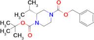 4-Benzyl 1-(tert-butyl) (R)-2-isopropylpiperazine-1,4-dicarboxylate