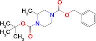 4-Benzyl 1-(tert-butyl) 2-methylpiperazine-1,4-dicarboxylate