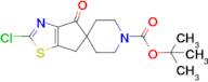 tert-Butyl 2-chloro-4-oxo-4,6-dihydrospiro[cyclopenta[d]thiazole-5,4'-piperidine]-1'-carboxylate