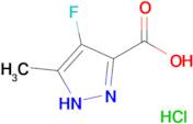 4-Fluoro-5-methyl-1H-pyrazole-3-carboxylic acid hydrochloride