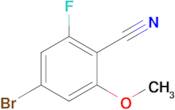 4-Bromo-2-fluoro-6-methoxybenzonitrile