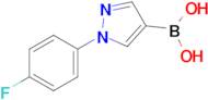 (1-(4-Fluorophenyl)-1H-pyrazol-4-yl)boronic acid