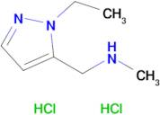 1-(1-Ethyl-1H-pyrazol-5-yl)-N-methylmethanamine dihydrochloride