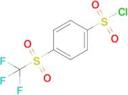 4-Trifluoromethanesulfonylbenzene-1-sulfonyl chloride