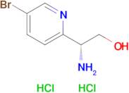 (R)-2-Amino-2-(5-bromopyridin-2-yl)ethan-1-ol dihydrochloride