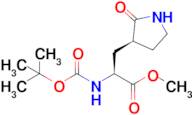 Methyl (S)-2-((tert-butoxycarbonyl)amino)-3-((S)-2-oxopyrrolidin-3-yl)propanoate