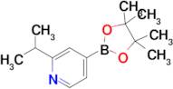 2-Isopropyl-4-(4,4,5,5-tetramethyl-1,3,2-dioxaborolan-2-yl)pyridine