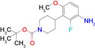 tert-Butyl 4-(3-amino-2-fluoro-6-methoxyphenyl)piperidine-1-carboxylate