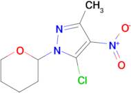 5-Chloro-3-methyl-4-nitro-1-(tetrahydro-2H-pyran-2-yl)-1H-pyrazole