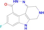 6-Fluoro-2,3,4,9-tetrahydro-2,4,9,10-tetraazacyclohepta[def]fluoren-8(1H)-one