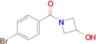 (4-Bromophenyl)(3-hydroxyazetidin-1-yl)methanone