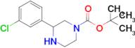 tert-Butyl 3-(3-chlorophenyl)piperazine-1-carboxylate