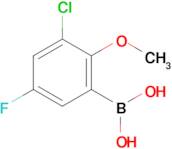 3-Chloro-5-fluoro-2-methoxyphenylboronic acid