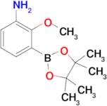 2-Methoxy-3-(4,4,5,5-tetramethyl-1,3,2-dioxaborolan-2-yl)aniline
