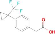 2-(4-(1-(Trifluoromethyl)cyclopropyl)phenyl)acetic acid